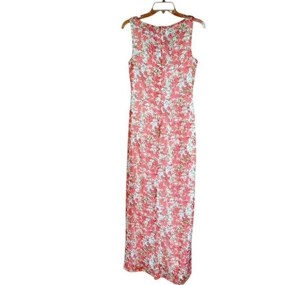 LAUREN Ralph Lauren Floral Ruffle-Trim Georgette Gown, size 8 - Picture 14 of 14